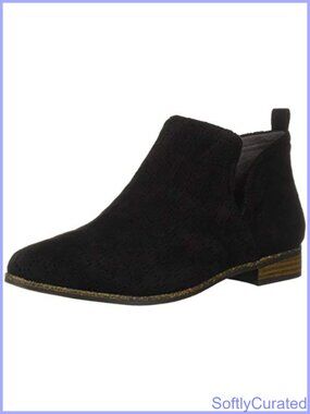 Womens Ankle Bootie Slip On Boot Recycled Microfiber Comfort Casual